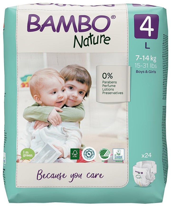 Bambo Nature| Size 4 Maxi Training Pants - 20 Pack | Earthlets.com |  | disposable nappies size 4