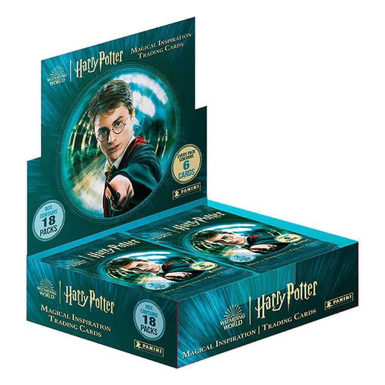 Panini Harry Potter Magical Inspiration Trading Card Collection Box with 18 Packs