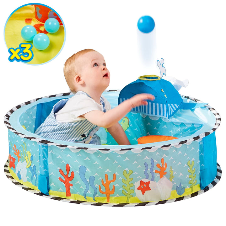 Kid Active Unterwasser-Pop-Up-Baby-Sensory-Ballgrubenwerfer