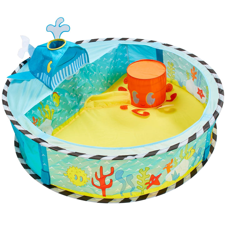 Kid Active Undersea Pop Up Baby Sensory Ball Pit Launcher