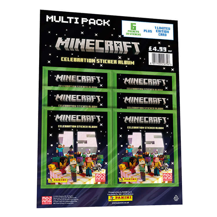 Minecraft Sticker Collection 15 Celebration