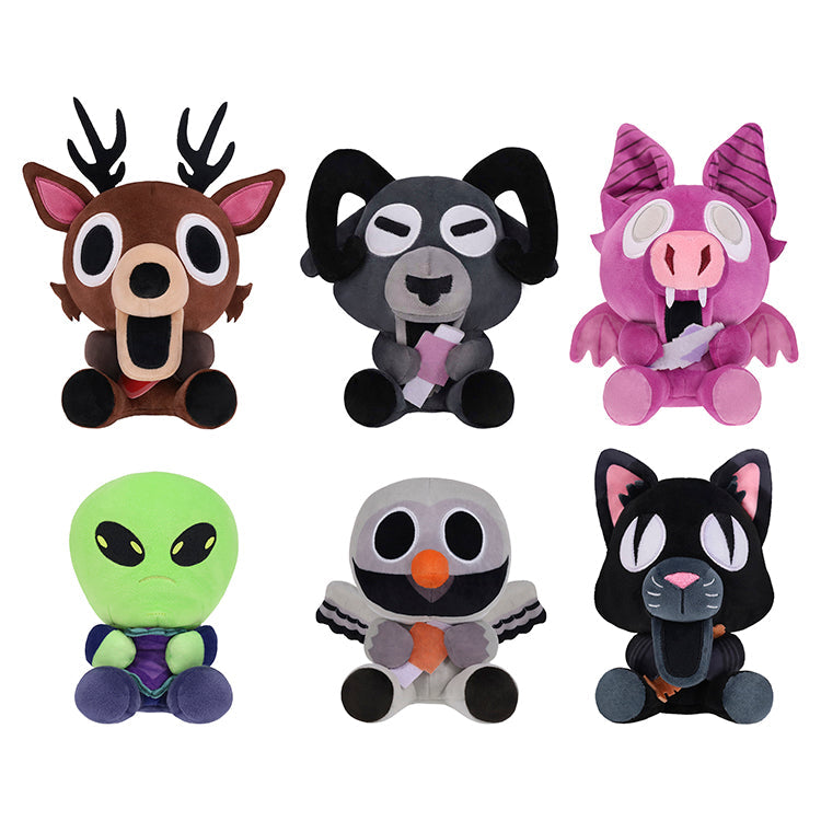 99 Nights In The Forest Series 2 4inch Collectible Plush featuring six unique characters including The Deer and The Owl.
