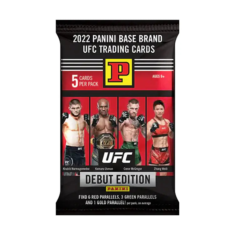 Sammelkarten-Sammelpakete der UFC 2022 Debut Edition