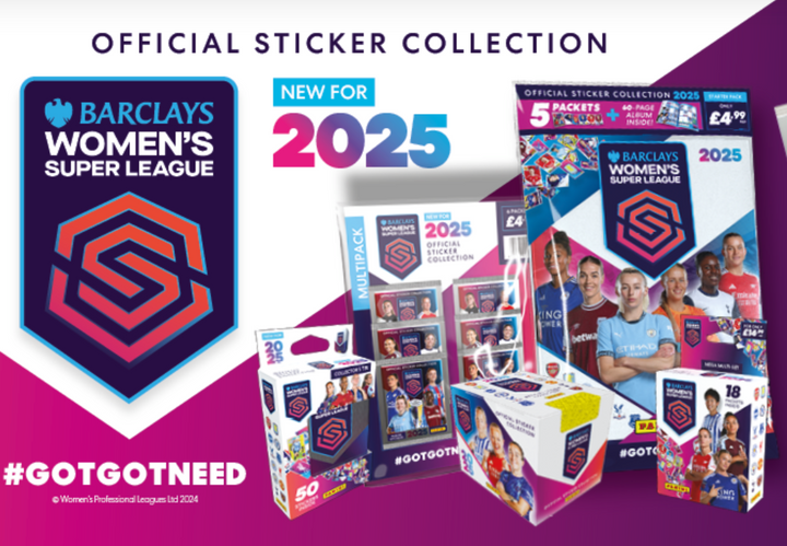 <tc>Barclays</tc> Offizielle Stickerkollektion der Women's Super League 2025