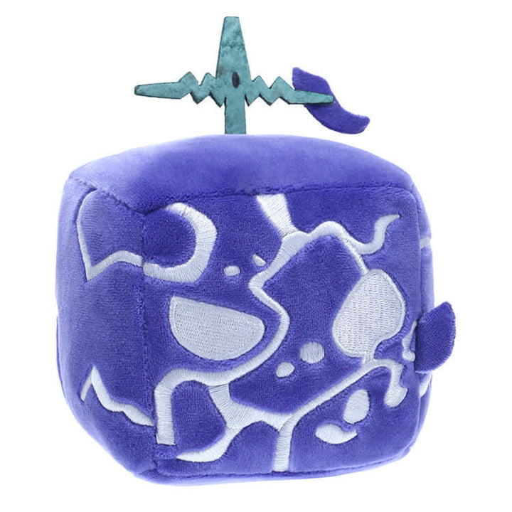 Blox Fruits Series 2 4" Collectable Plush featuring a purple design and detailed embroidery.
