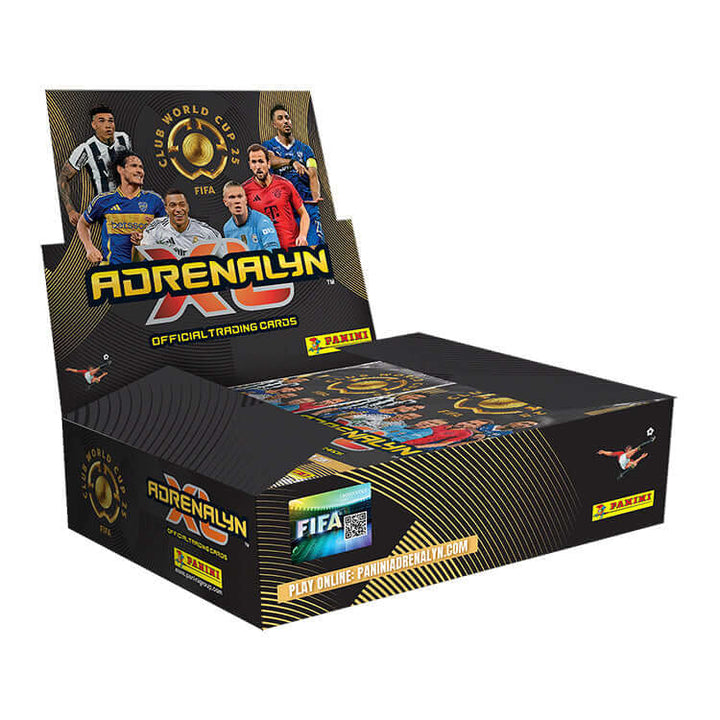 FIFA Club World Cup 2025 Adrenalyn XL Official Trading Card Collection display box by Panini