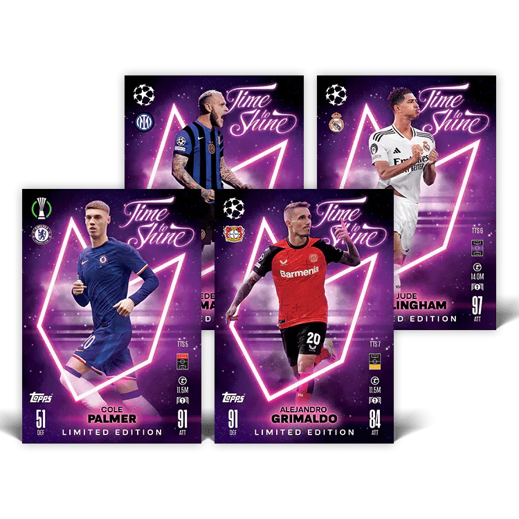 Match Attax : 24/25 méga-boîte « Time To Shine » (boîte simple)