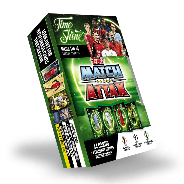 Match Attax : 24/25 méga-boîte « Time To Shine » (boîte simple)