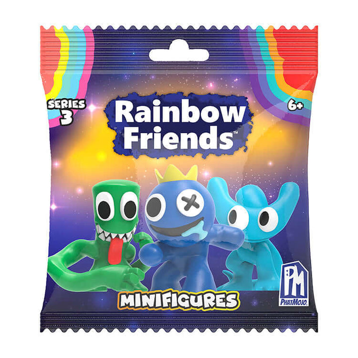 Rainbow Friends Series 3 minifigures pack featuring Blue and other characters, perfect for collectors and fans.