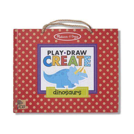 Melissa & Doug Reusable Drawing and Magnet Kit - Dinosaurs toys Earthlets