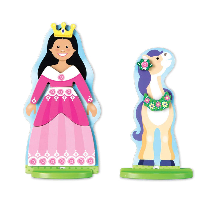 Melissa & Doug Princess Magnetic Dress-Up Set play wooden Earthlets