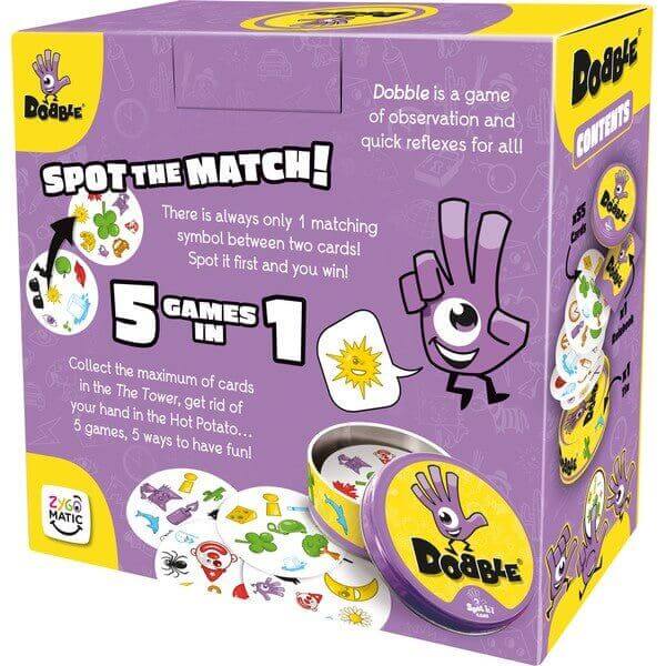 Zygomatic Dobble Classic Card Game Age 6+ Board & Card Games Earthlets