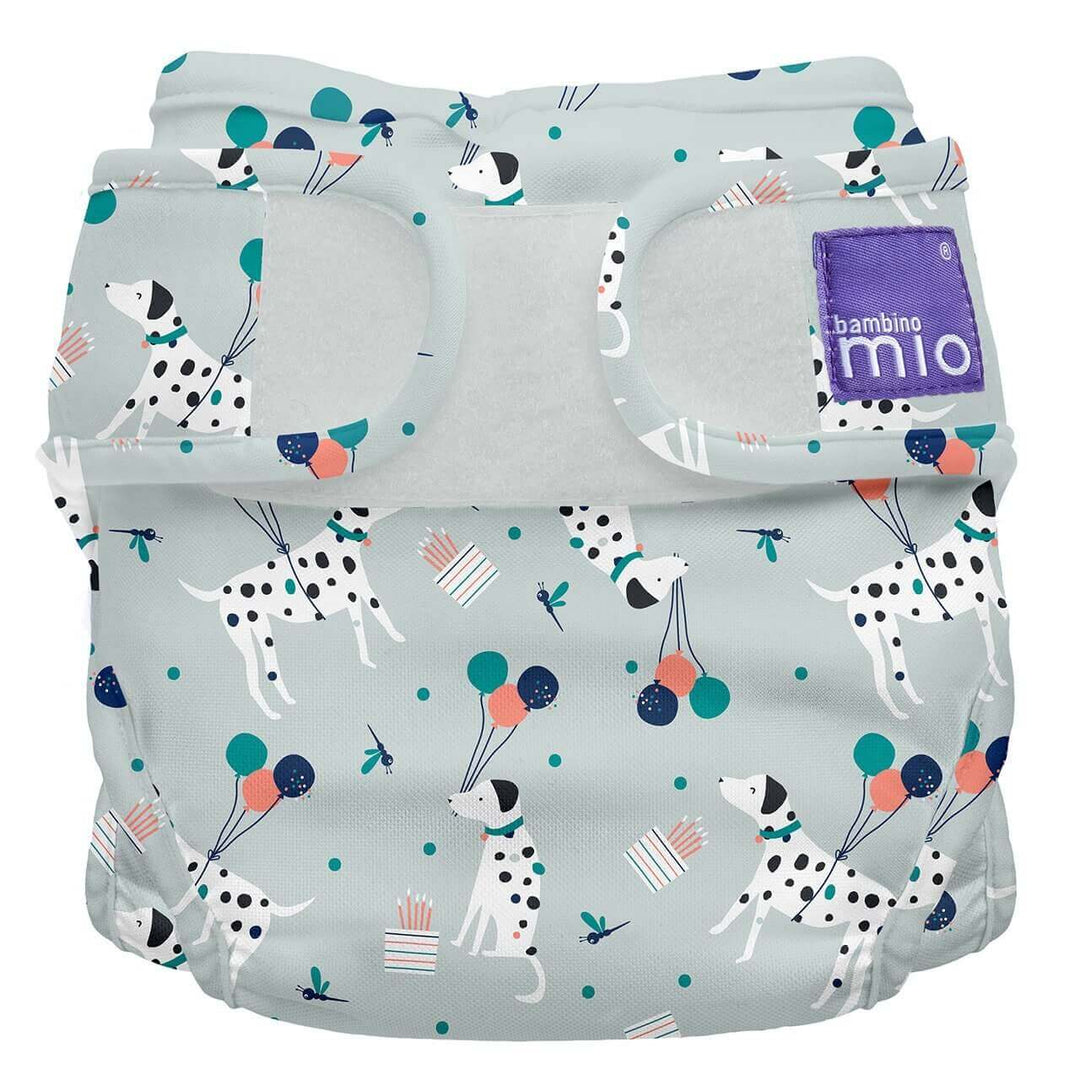 Bambino Mio Mioduo Reusable Nappy Cover Size: Size 1 Colour: Puppy Party reusable nappies nappy covers Earthlets