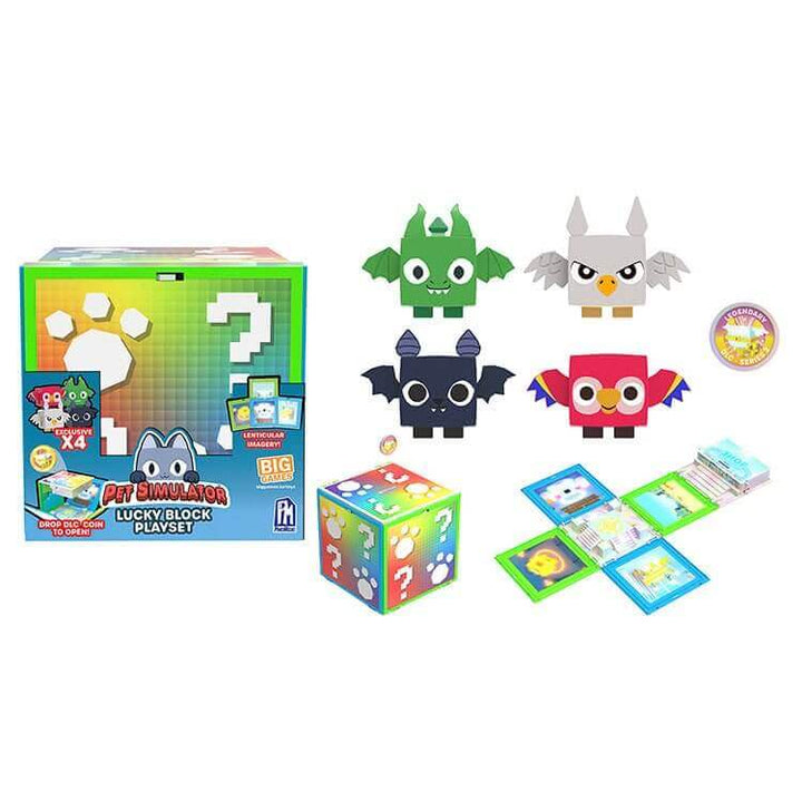 PhatMojo Pet Simulator Series 2 Lucky Block Playset Action Figures Earthlets