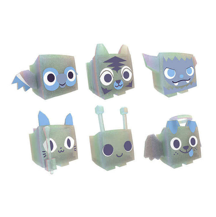 PhatMojo Pet Simulator Series 2 Mystery Pets 4PK Egg Action Figures Earthlets