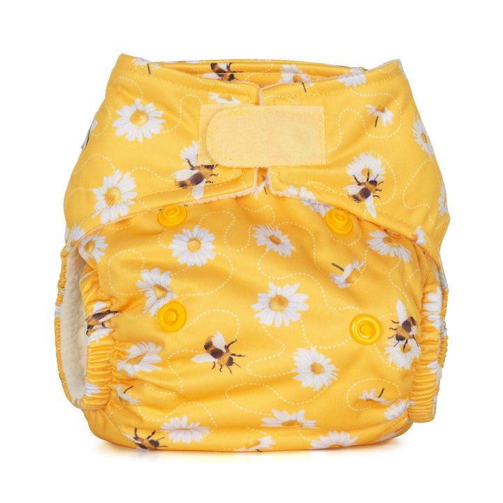 Baba + Boo Newborn Reusable Nappy - Prints Colour: Pebbles reusable nappies all in one nappies Earthlets