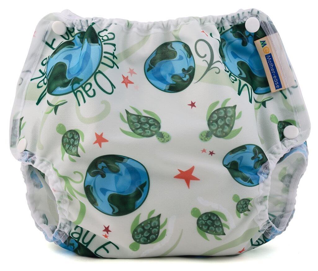 Mother-ease Air Flow Cover Earth Day Colour: Earth Day size: S reusable nappies Earthlets